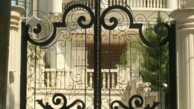 8 مدل درب پارکینگ سنگین شاسی دوبل در اهواز
