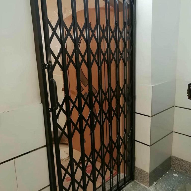 حفاظ ضربدری آکاردئونی اهواز با ریل مقاوم