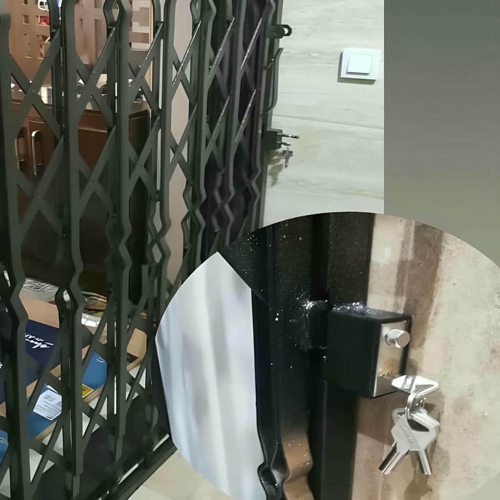 حفاظ کشویی اهواز با پوشش مقاوم سطحی