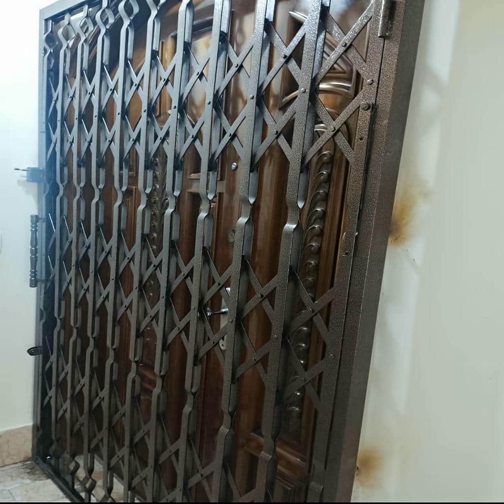 حفاظ آکاردئونی درب ورودی اهواز