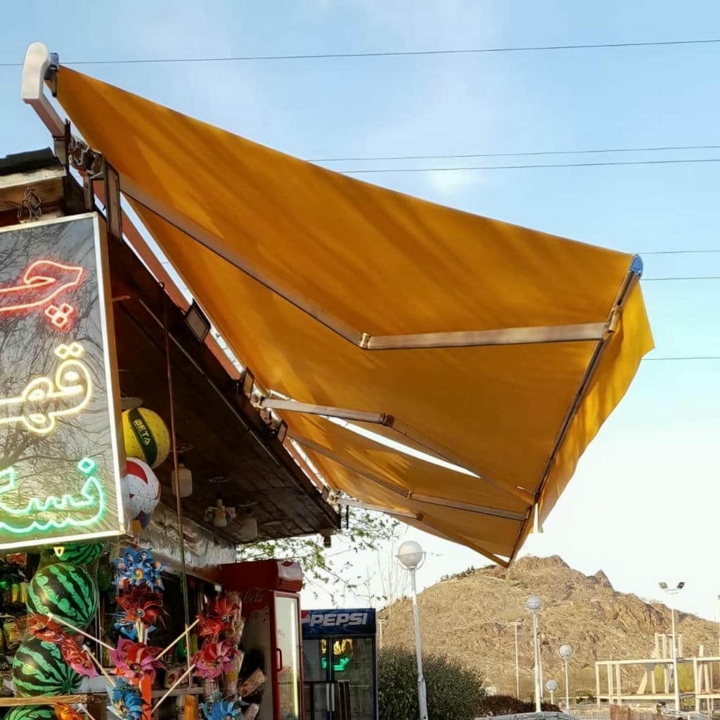 سایبان فول باکس رنگ هماهنگ نما اهواز