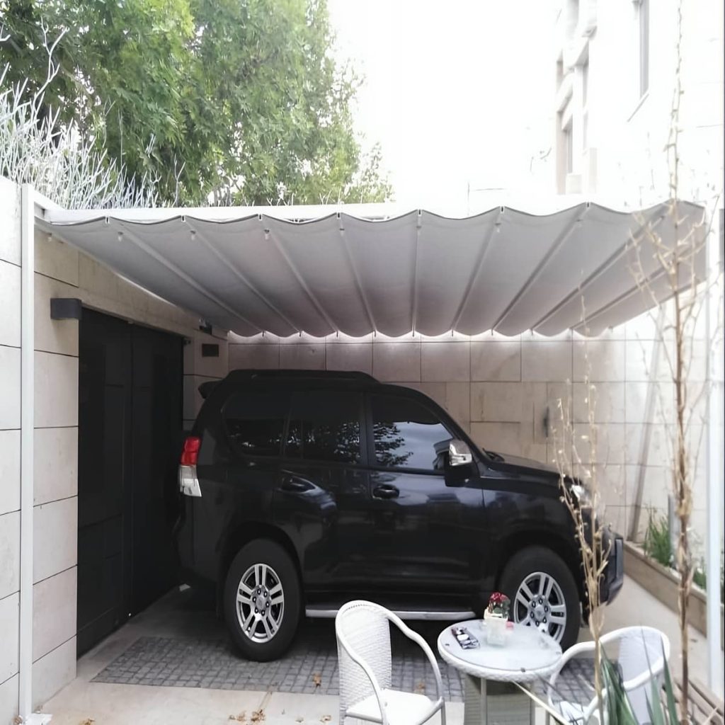 سایبان تاشو فضای ورودی