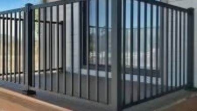 نرده آلومینیومی بالکن اهواز با پایه مقاوم
