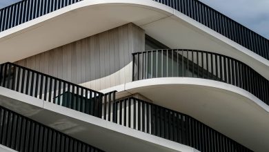 هندریل راه پله فلزی اهواز با طراحی داخلی
