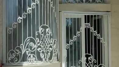 حفاظ پنجره آهنی نمای فلزی اهواز