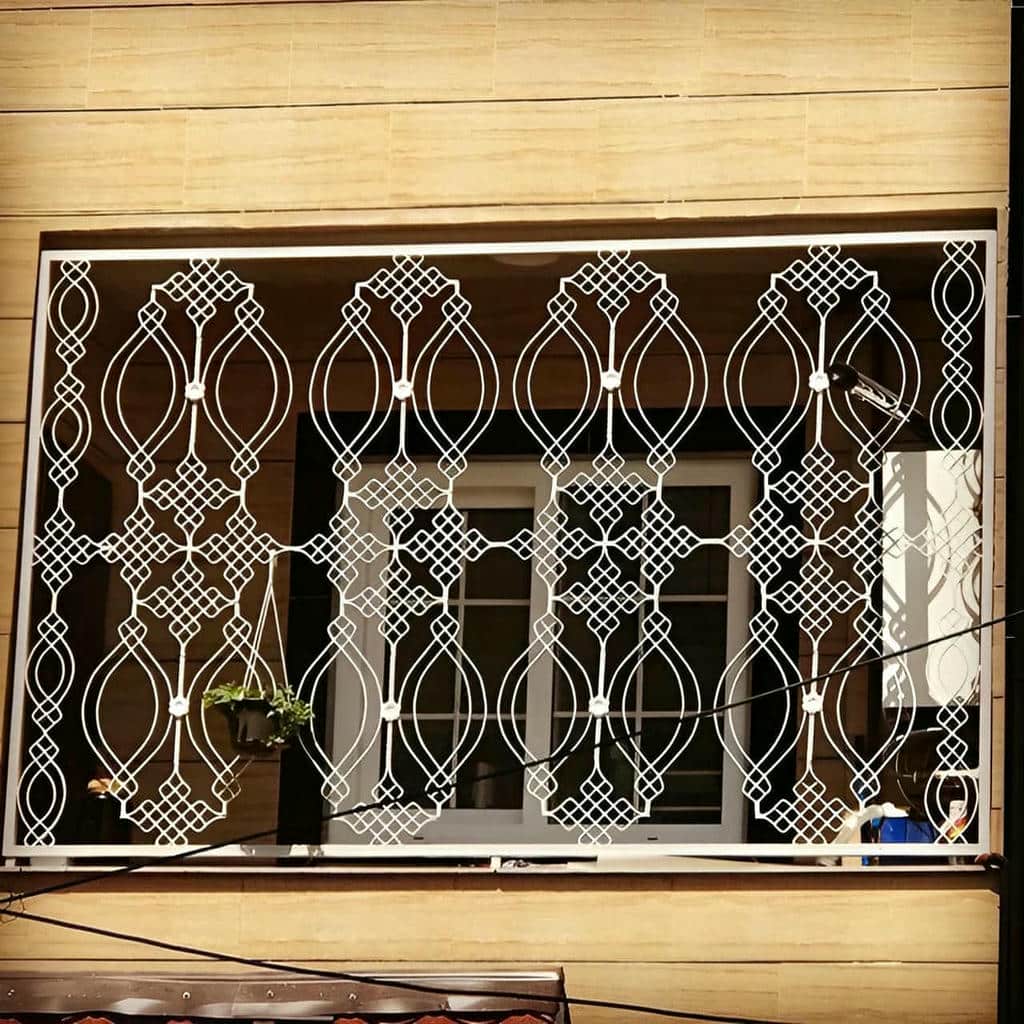 مرکز فروش حفاظ پنجره آهنی سفارشی مناسب ابعاد و دهانه های بزرگ در اهواز