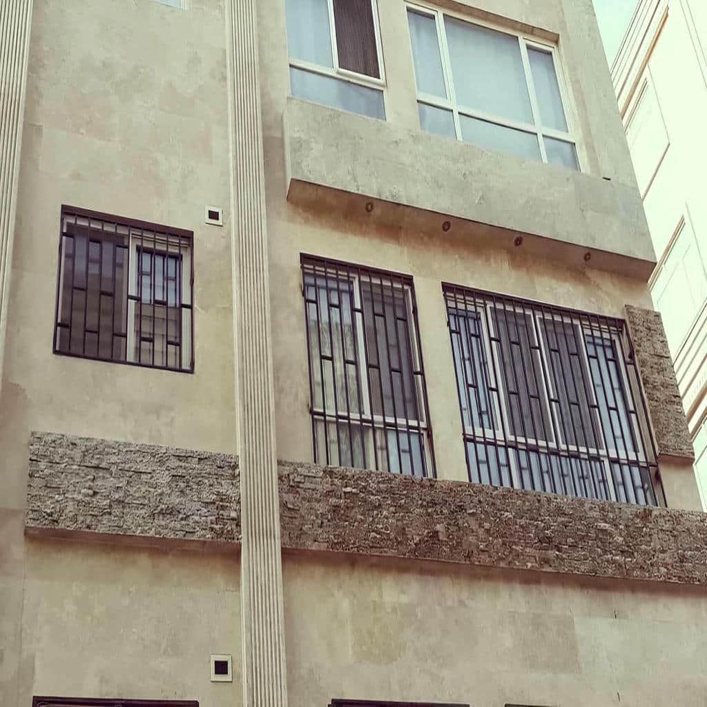 نرده پنجره فرفورژه اهواز برای ساختمان