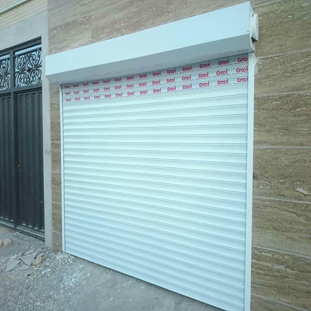 کرکره اتوماتیک مغازه رنگ متناسب نما