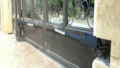 جک پرقدرت اهواز مدل بازویی مشکی برای ورودی پارکینگ