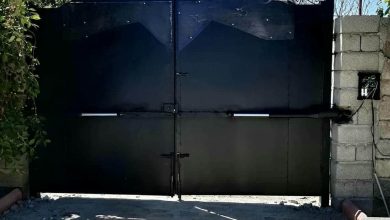 اپراتور درب پارکینگ اهواز مدل بازویی هماهنگ با نما