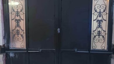 جک ریلی فلزی ورودی ساختمان