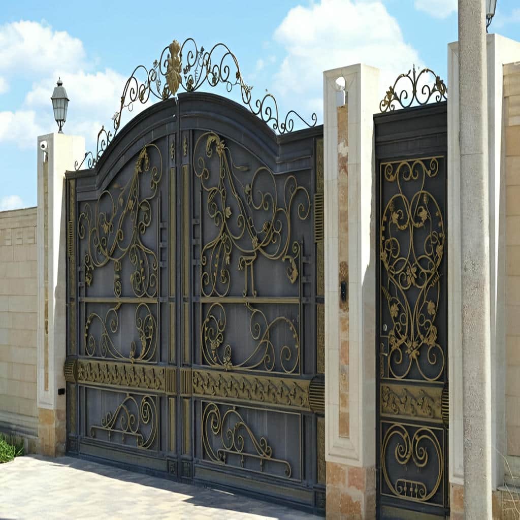درب حیاط اهواز با پوشش مقاوم