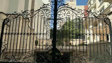 درب فلزی ویلایی اهواز با طراحی مدرن