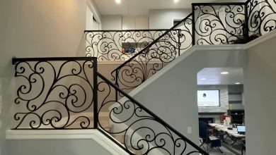 نرده بالکن آپارتمان اهواز طراحی فرفورژه کلاسیک