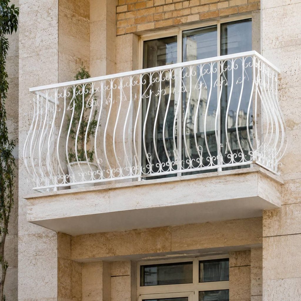 هندریل راه پله استیل با ظاهر مدرن