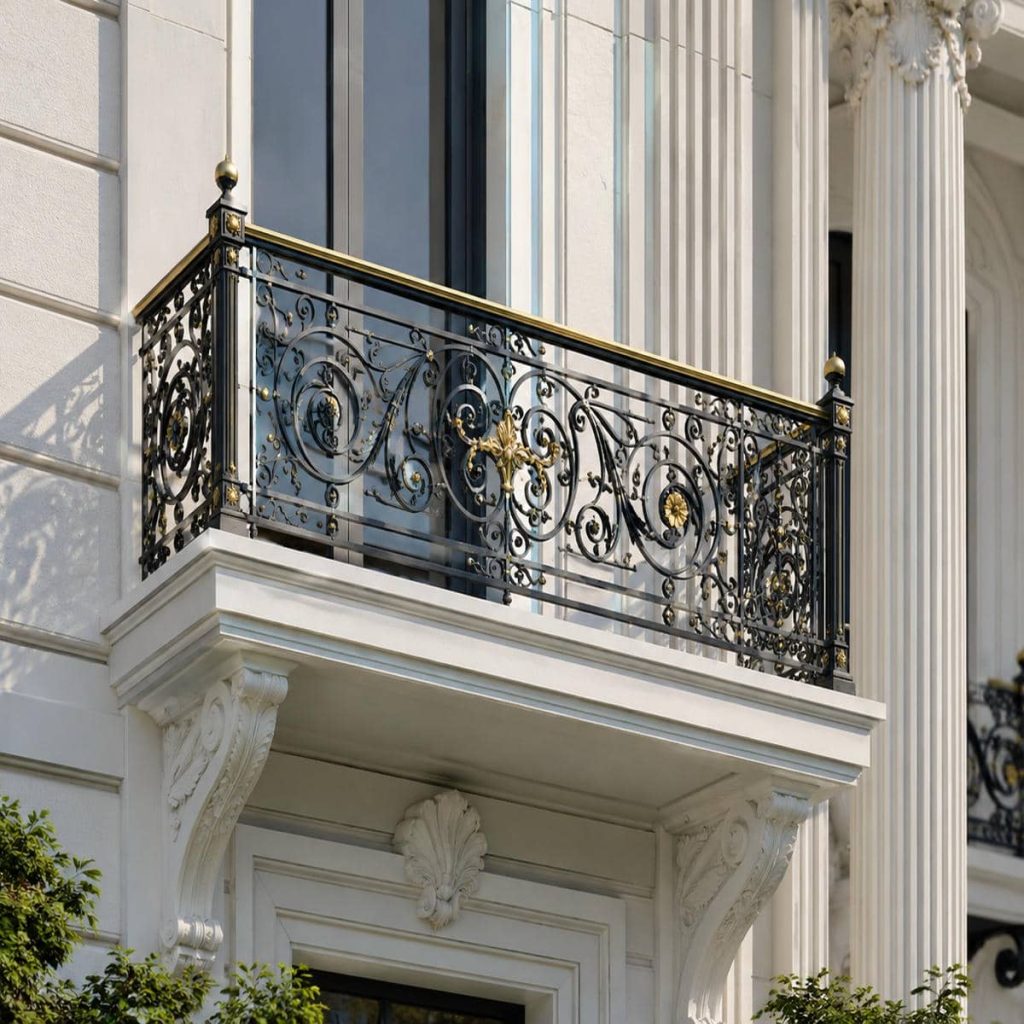هندریل سفارشی چوبی و فلزی